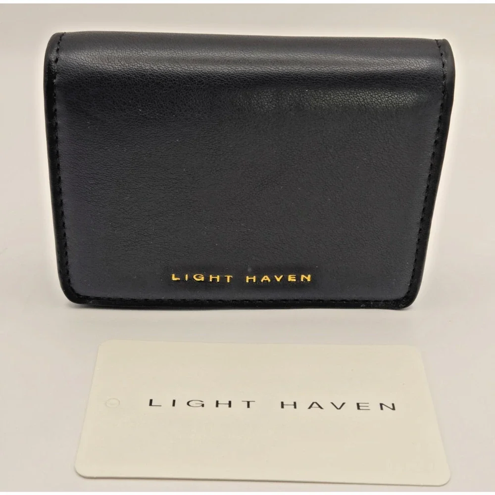RFID Blocking Wallet Minimalist Black Business Credit Card Holder